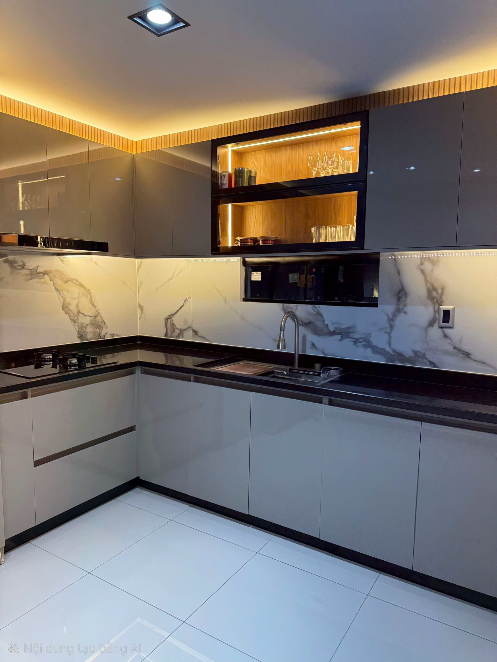 Tủ bếp nhựa Acrylic Rạch Giá