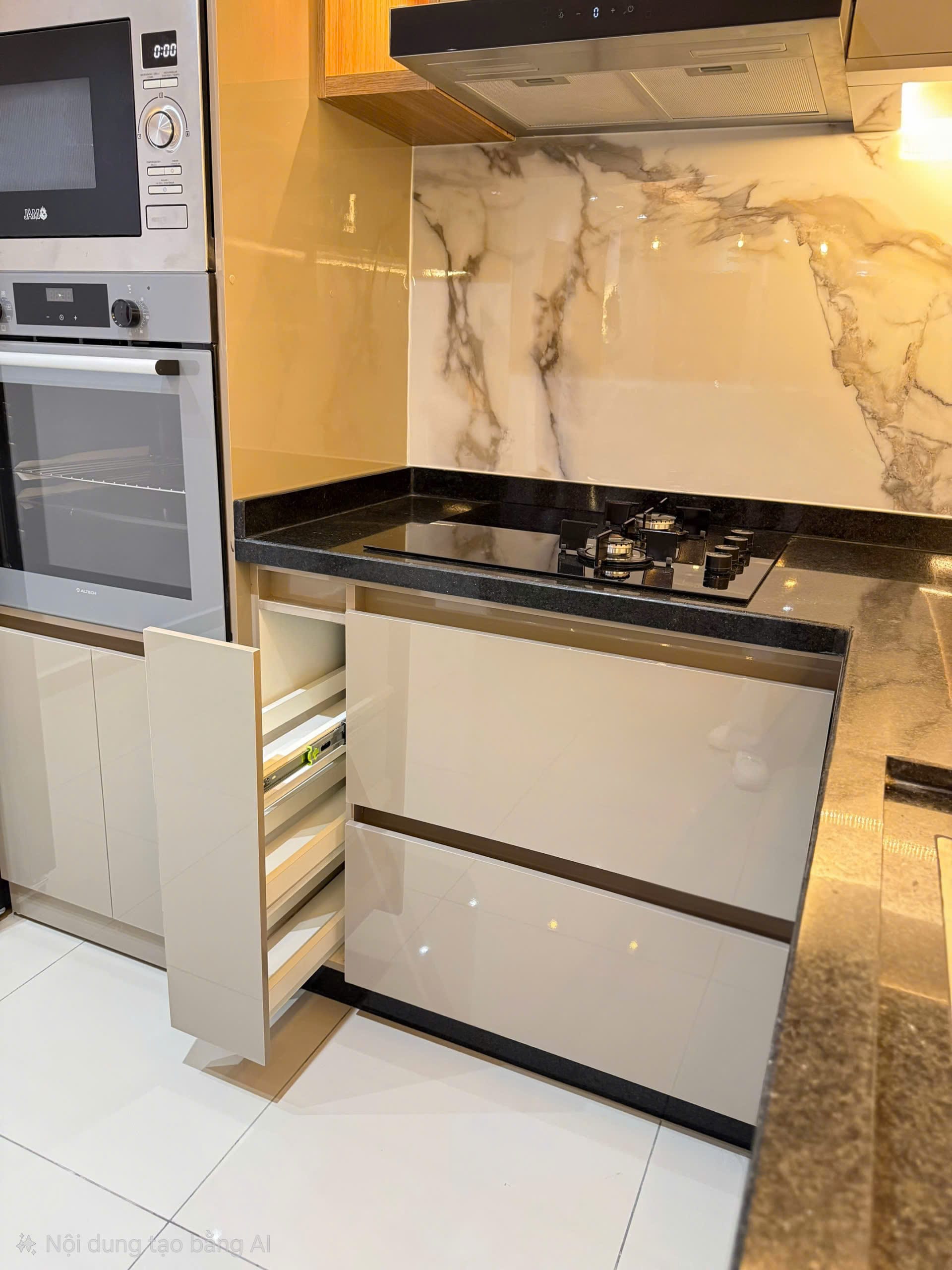 Tủ bếp nhựa Acrylic Rạch Giá