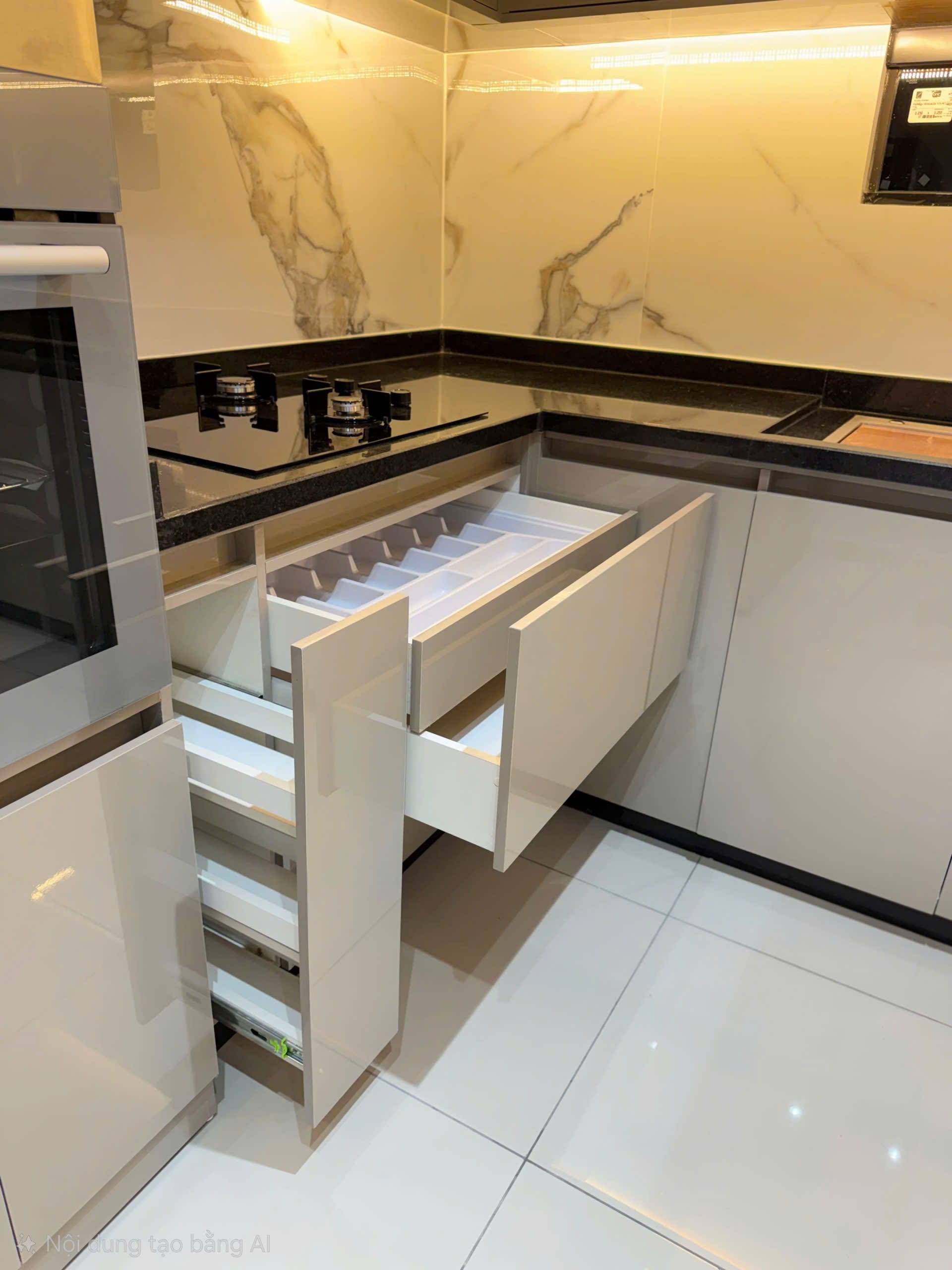 Tủ bếp nhựa Acrylic