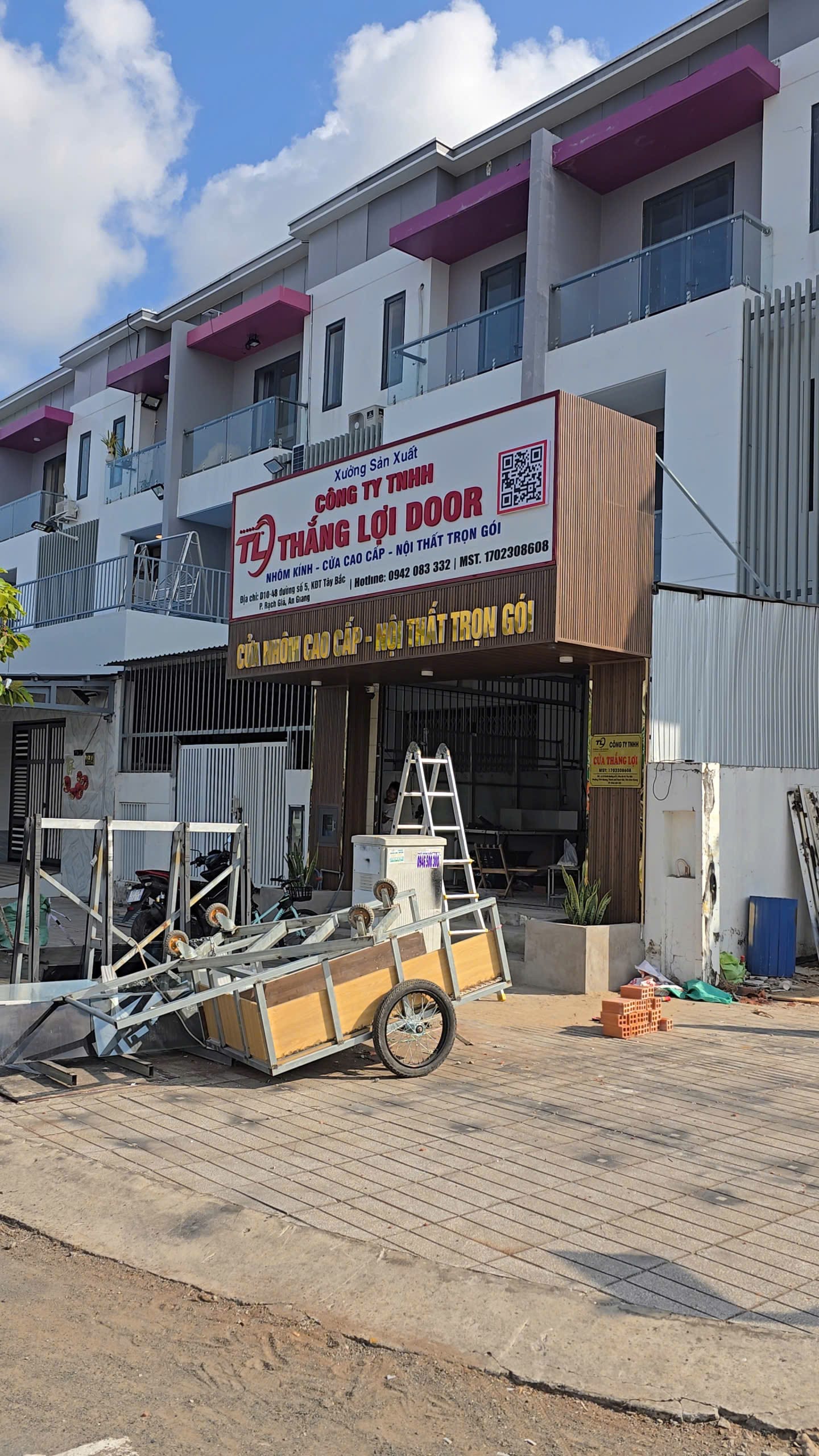 mái che tự động cho nhà phố